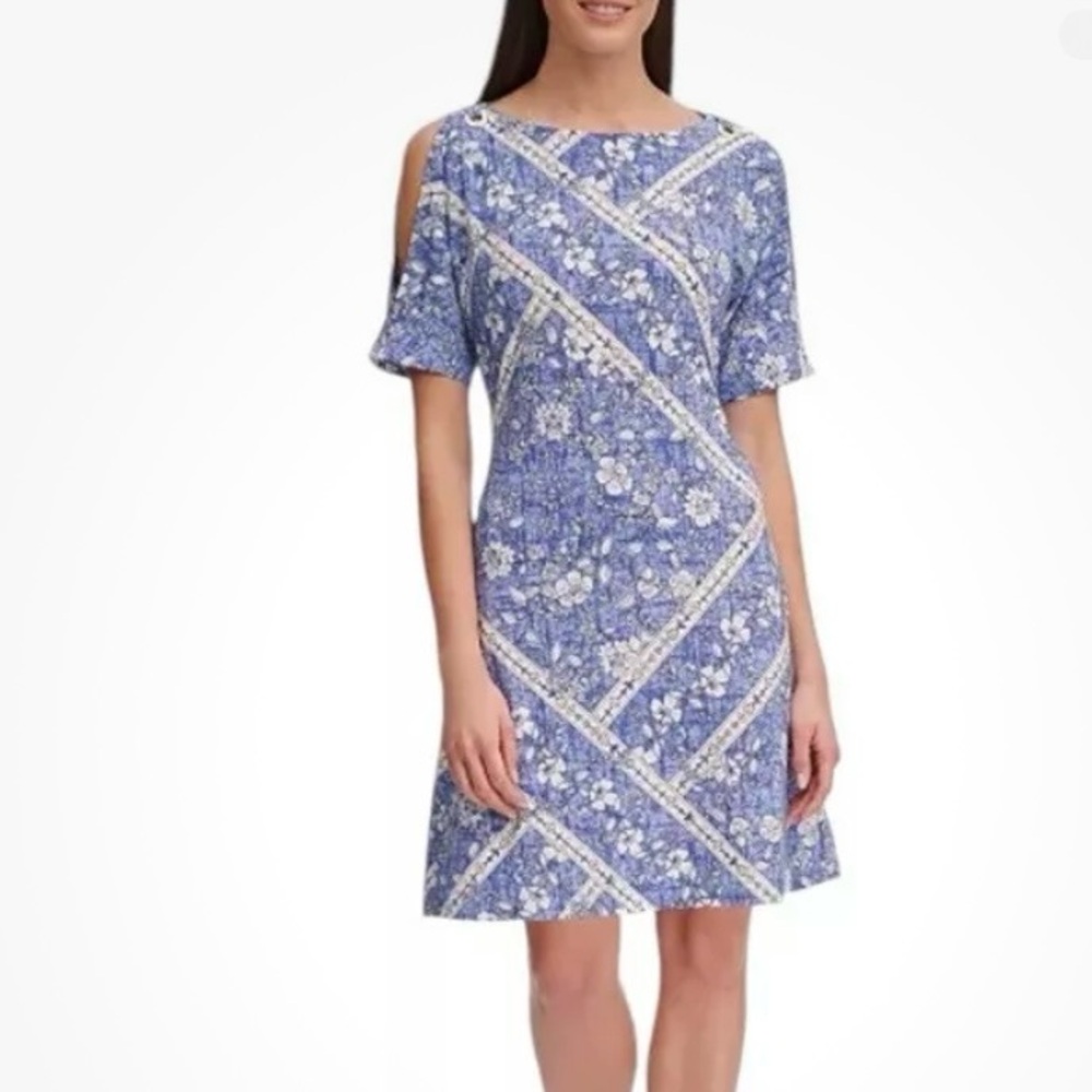 Tommy Hilfiger Jersey floral dress size 10 NWT.